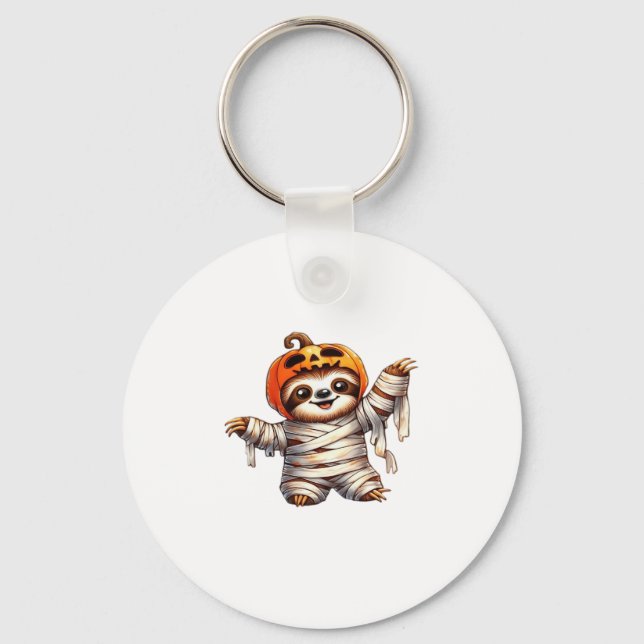 Llavero Sloth Mummy Halloween Classic T-Shirt (Anverso)