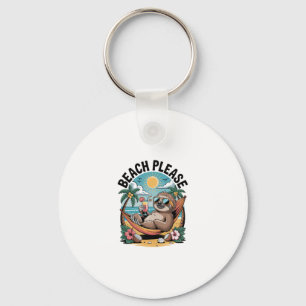 Llavero Slots con helado playa de verano, por favor
