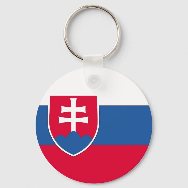 Llavero Slovakia Flag (Anverso)