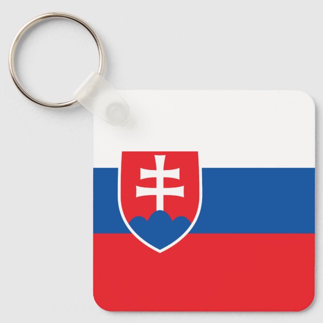 Llavero Slovakia Flag (Anverso)