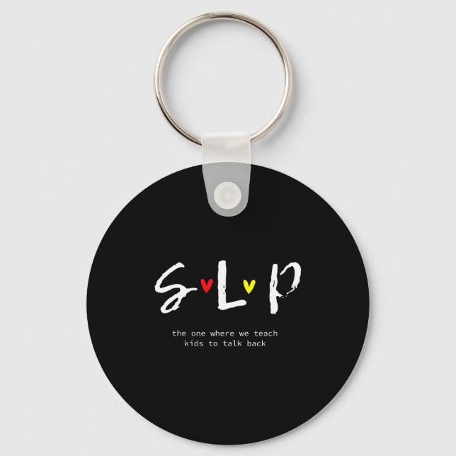 Llavero Slp Teacher Shirts Speech Language Pathologist Gif (Anverso)