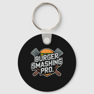Llavero Smash Burger Lover Queseburger Flat Top C