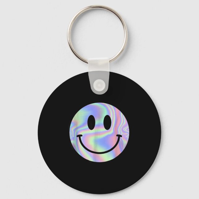 Llavero Smile Face Shirt Happy Smiling Face Rave Edm Music (Anverso)