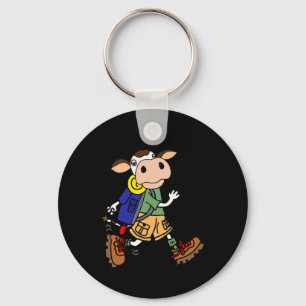 Llavero Smileteeshoba Vaca Divertida Caminata Naturaleza D