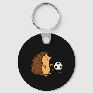 Llavero Smileteessports Erizo Lindo Jugando Fútbol
