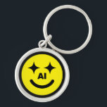 Llavero Smiley Face AI™ Keychain<br><div class="desc">Smiley Face AI™ Key Chains</div>