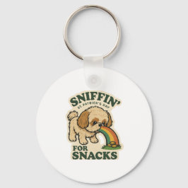 Llavero Snacks Sniffer Shih Tzu Día de San Patricio