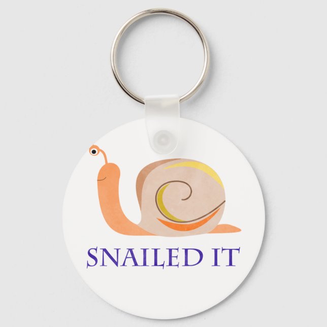 Llavero Snailed It (Anverso)