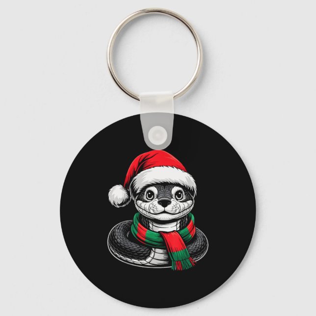Llavero Snake Xmas Santa Hat F Christmas Costume  (Anverso)