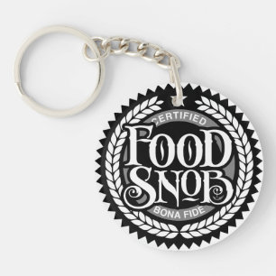 Llavero Snob de comida - amante de la comida divertida