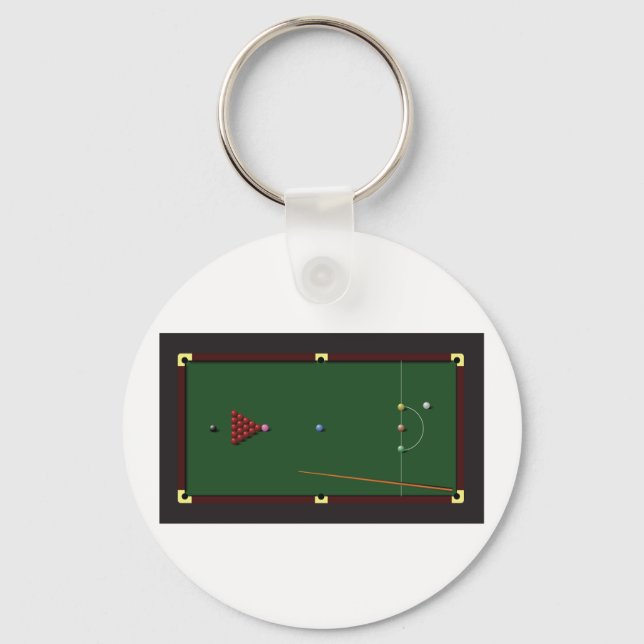 Llavero Snooker Table Keychain (Anverso)