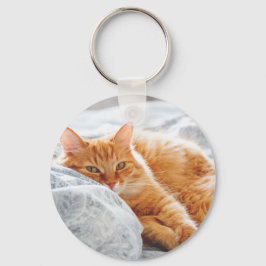 Llavero Snoozing Kitten Keychain