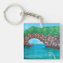 Llavero Snorkeling en el paraíso