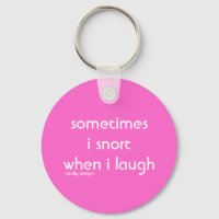 snort laught keychain
