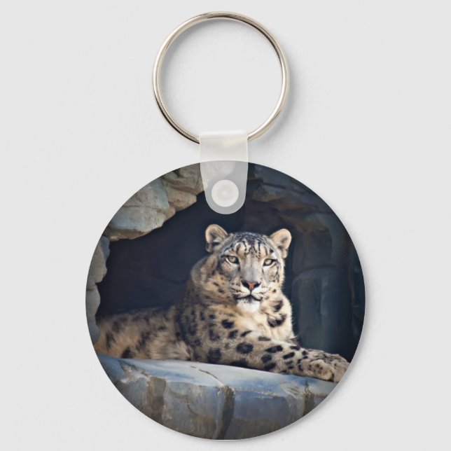 Llavero Snow Leopard (Anverso)