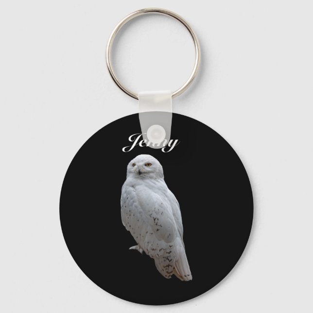 Llavero Snow Owl Personalized (Anverso)