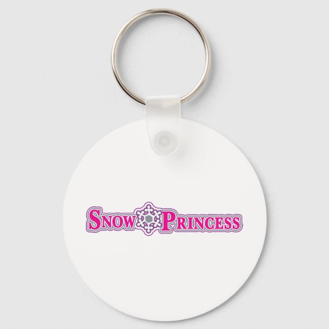 Llavero Snow-Princess-pink (Anverso)