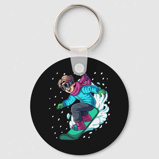 Llavero Snowboard 5 (Anverso)