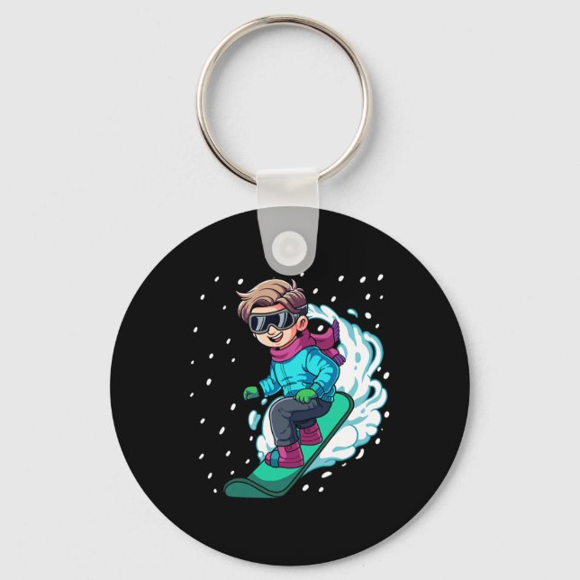 Llavero Snowboard 8 (Anverso)