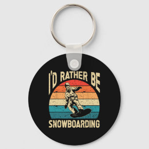 Llavero Snowboard Arte Hombres Snowboard Invierno Guay Sno