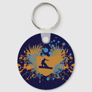 Llavero snowboard. de alta fidelidad. v.3