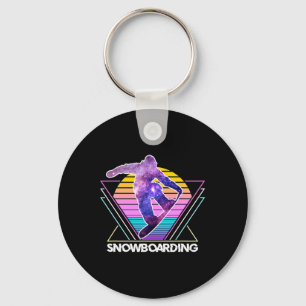 Llavero Snowboard Deportes Retro Vaporwave 90s Sn