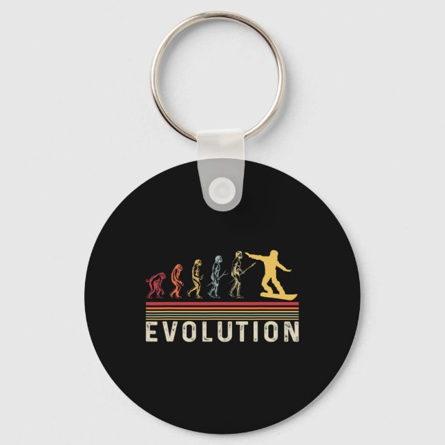 Llavero Snowboard Evolution Freestyle Snowboarding Winter (Anverso)