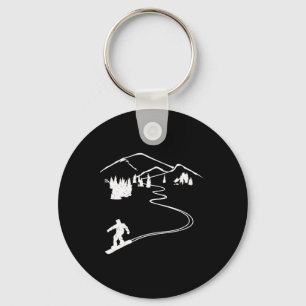 Llavero Snowboard Freerider Diseño Snowboard Apres Ski