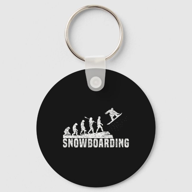 Llavero Snowboard Freestyle Snowboarders I Snowboard Ev (Anverso)