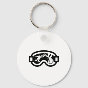 Llavero Snowboard Goggles Mountain Snowboarding