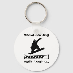 Llavero Snowboard Habilidades Cargando Funny Snowboard Fem