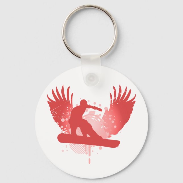 Llavero snowboard. hi-fi. v.1 (Anverso)