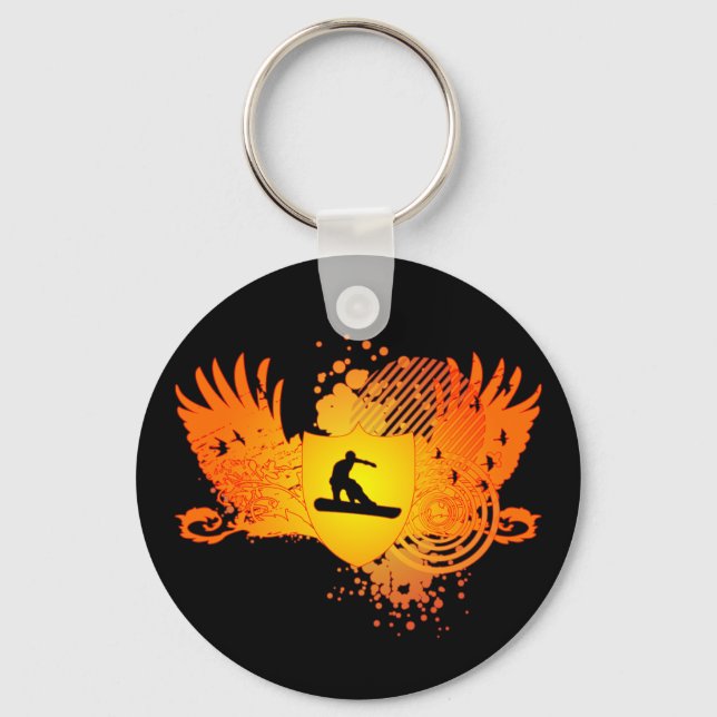 Llavero snowboard. hi-fi. v.2 (Anverso)