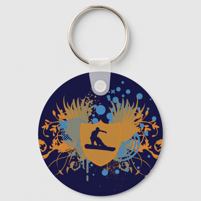 Llavero snowboard. hi-fi. v.3 (Anverso)