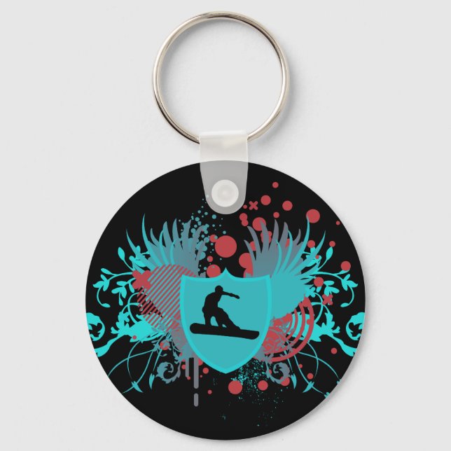 Llavero snowboard. hi-fi. v.3 (Anverso)