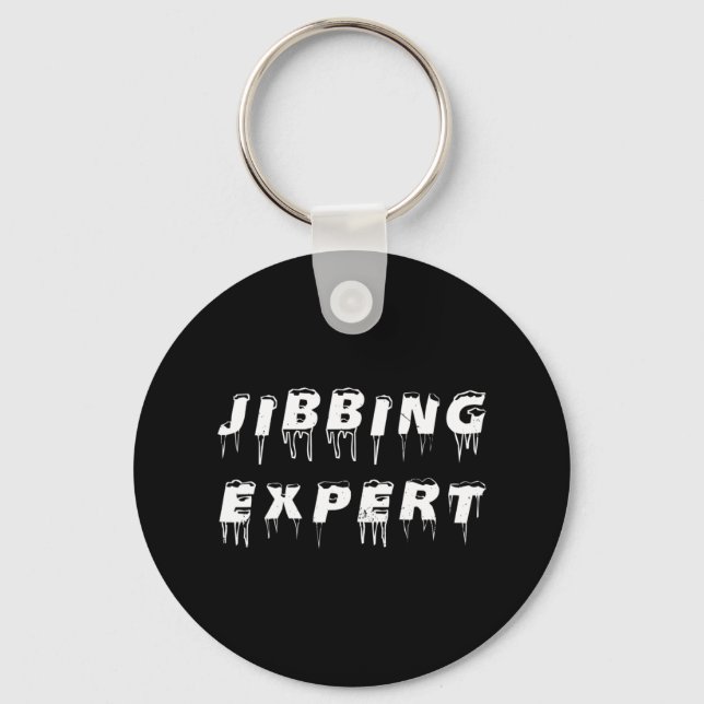 Llavero Snowboard Jibbing Experto Snowboarding (Anverso)
