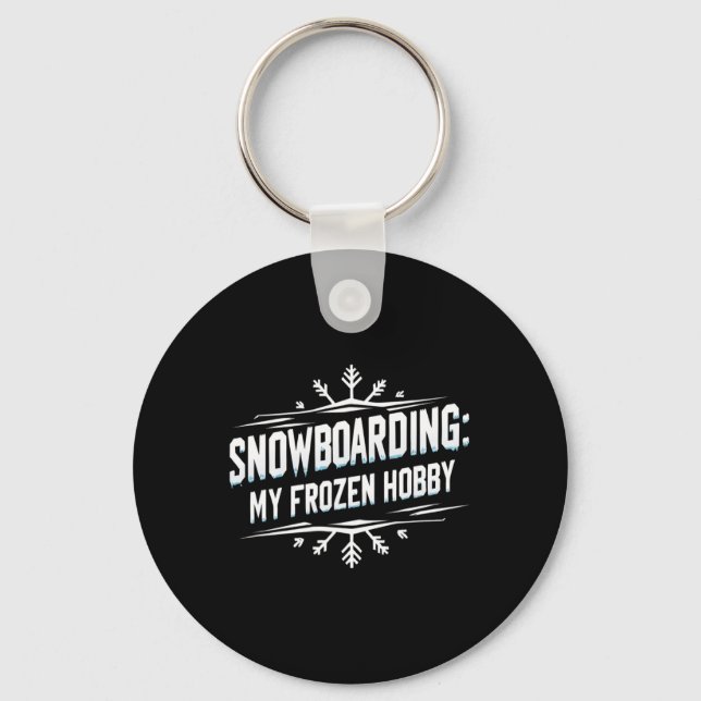 Llavero Snowboard My Frozen Hob (Anverso)