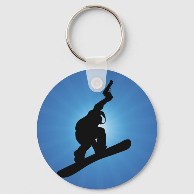 Llavero Snowboard Outlaw (Anverso)