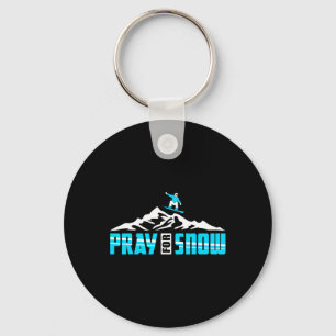 Llavero Snowboard para rezar la nieve de Jesús