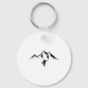 Llavero Snowboard Shirt Snow Mountain Snowboard