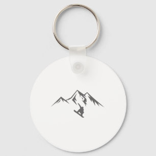 Llavero Snowboard Shirt Snow Mountain Snowboard