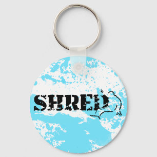 Llavero snowboard. shred.