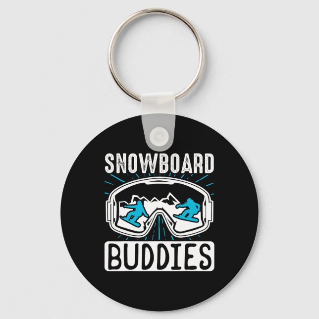 Llavero Snowboard Snowboard Budders (Anverso)