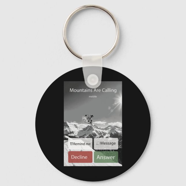 Llavero Snowboard Snowboard Pantalla de teléfono móvil Vin (Anverso)