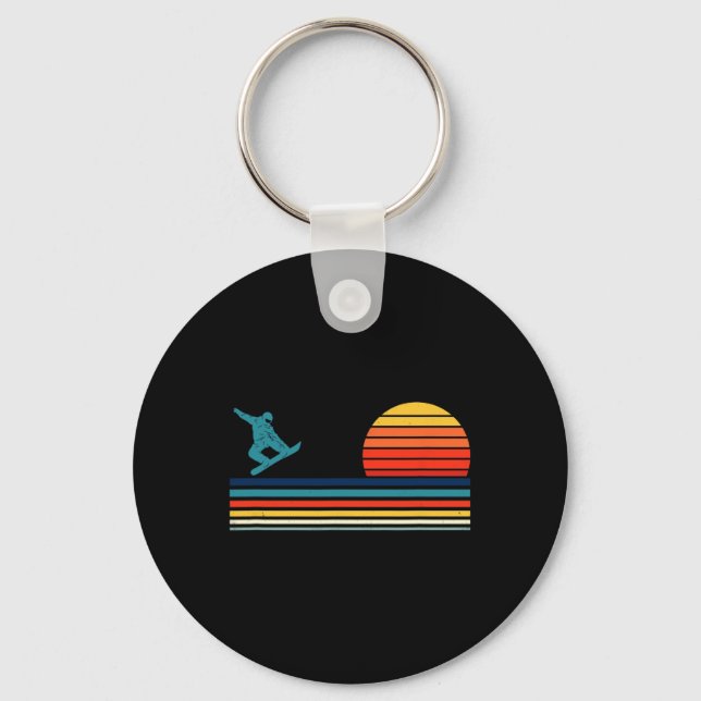Llavero Snowboard Snowboard Retro 1 (Anverso)