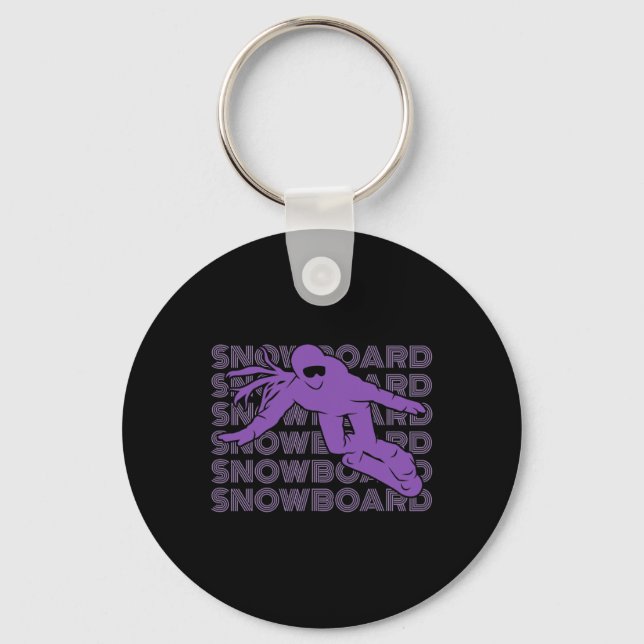 Llavero Snowboard Snowboard Snowboard 2 (Anverso)
