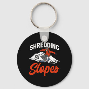 Llavero Snowboard Snowboard Snowboard Outfit Shredopes Sno