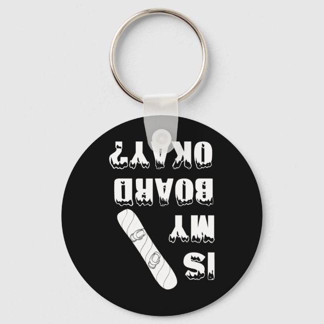 Llavero Snowboard Snowboard Snowboard Snowboard Deportes d (Anverso)