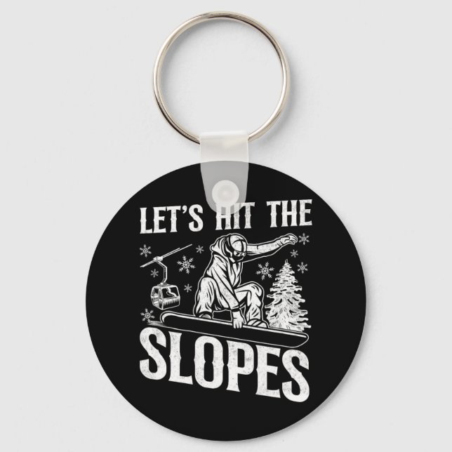 Llavero Snowboard Snowboard Vintage 18 (Anverso)