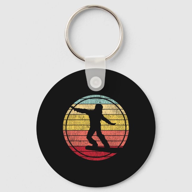 Llavero Snowboard Snowboard Vintage Retro 11 (Anverso)